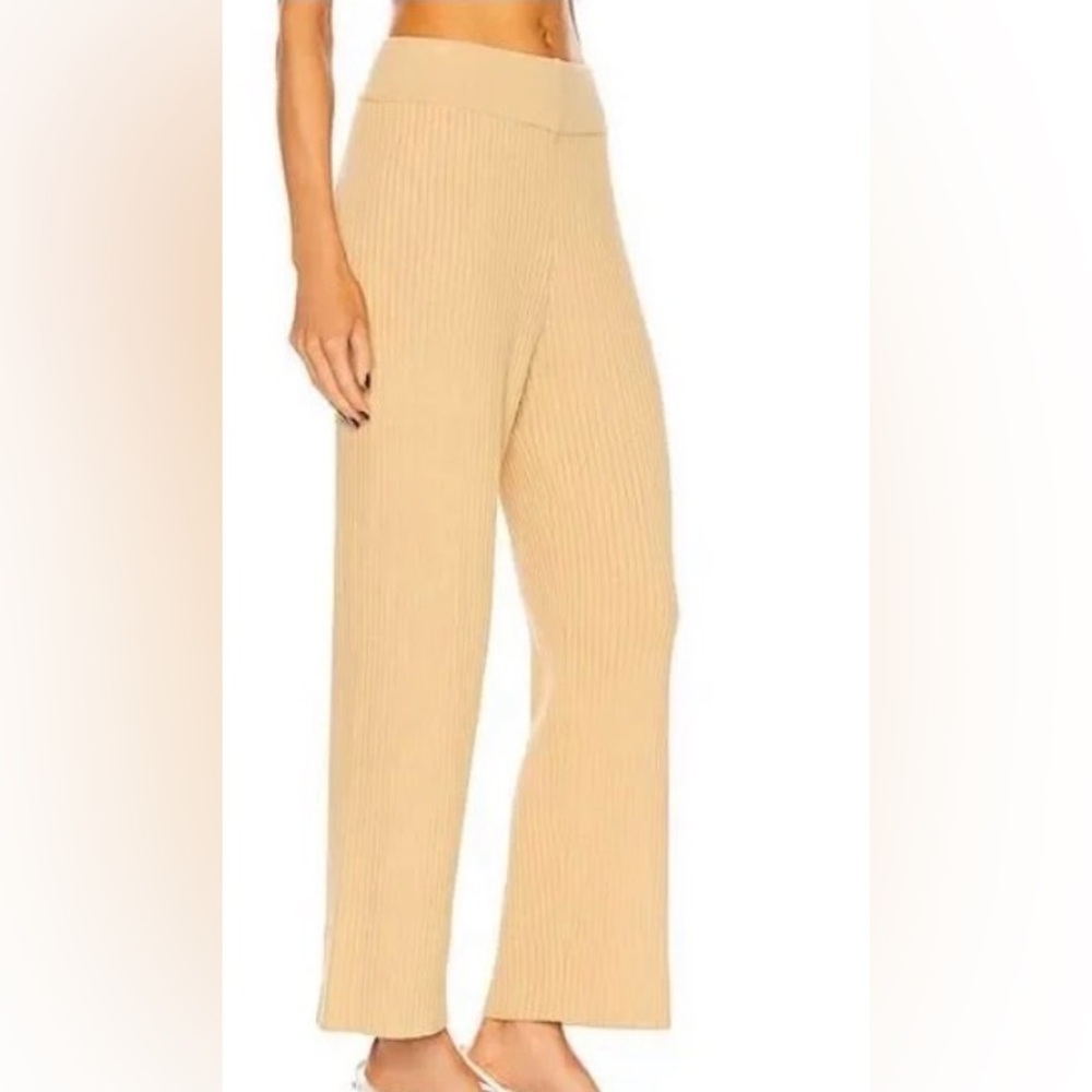Cult Gaia “Jada” cotton rib pull-on pants NWT size M